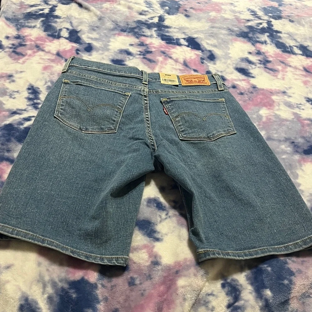 Levi's Shaping Bermuda Denim Shorts